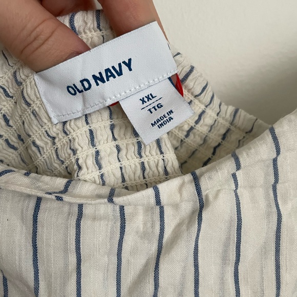 Old Navy XXL lined, striped, fit and flare Sundress - Picture 6 of 7